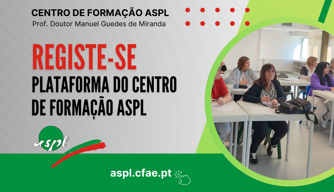 Plataforma Centro de Formação - REGISTE-SE